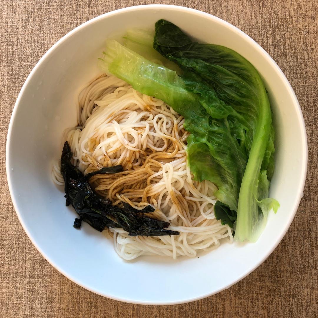 葱油拌面的做法