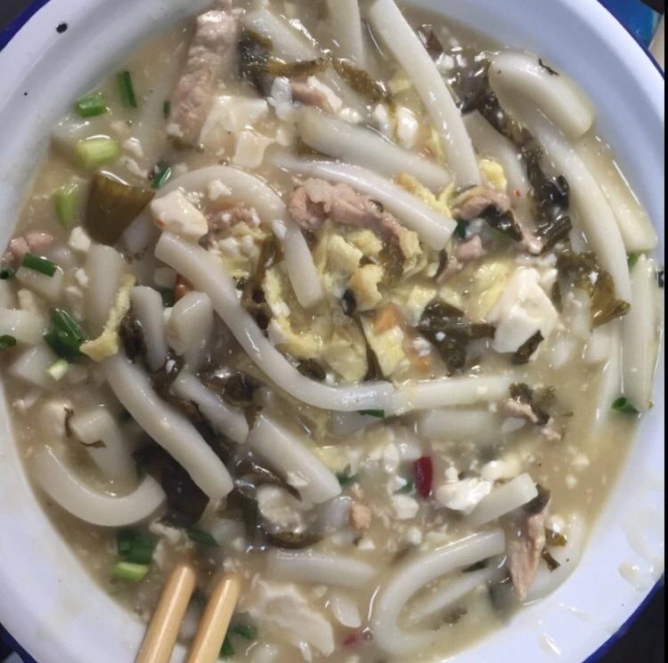 新昌炒年糕（雪菜豆腐年糕）的做法