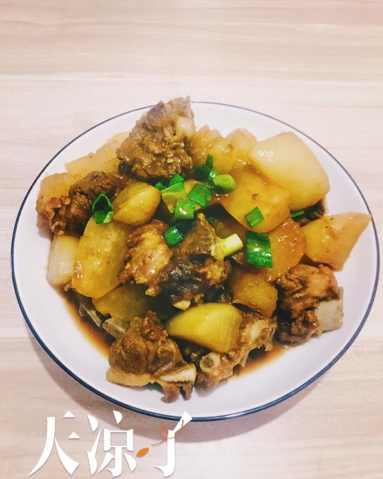 萝卜红烧排骨