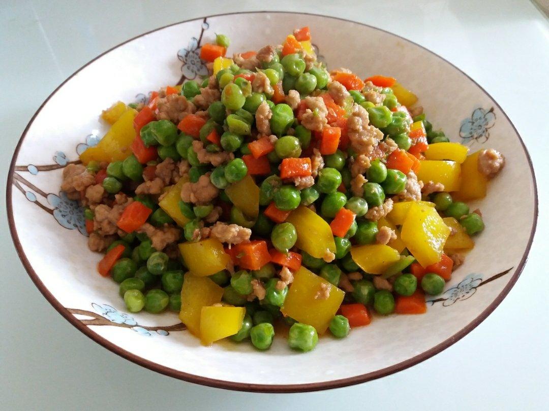 豌豆炒肉末
