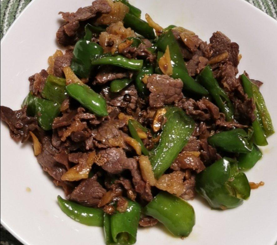 尖椒炒牛肉