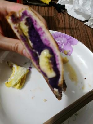 ^紫薯板栗三明治*的做法 步骤2