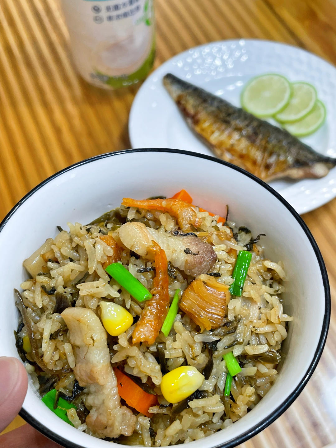 梅干菜焖饭的做法