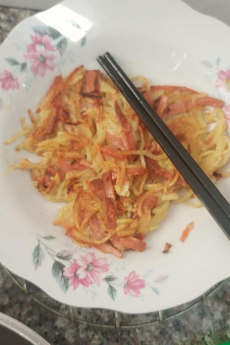 土豆胡萝卜健康早餐饼