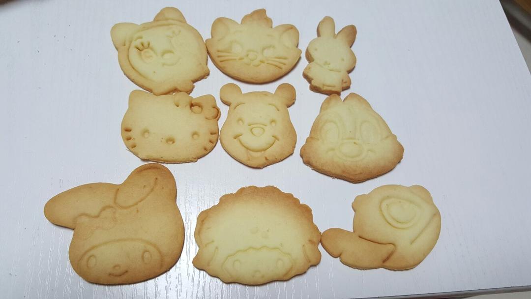 卡通黄油饼干