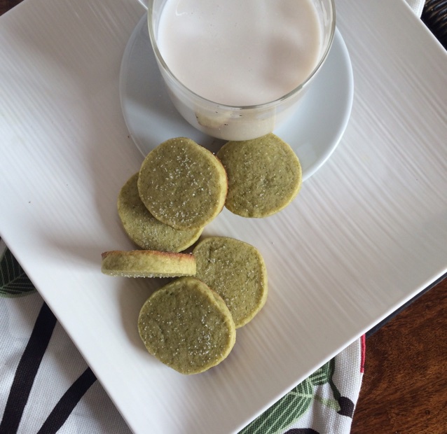 微苦抹茶沙布列酥饼