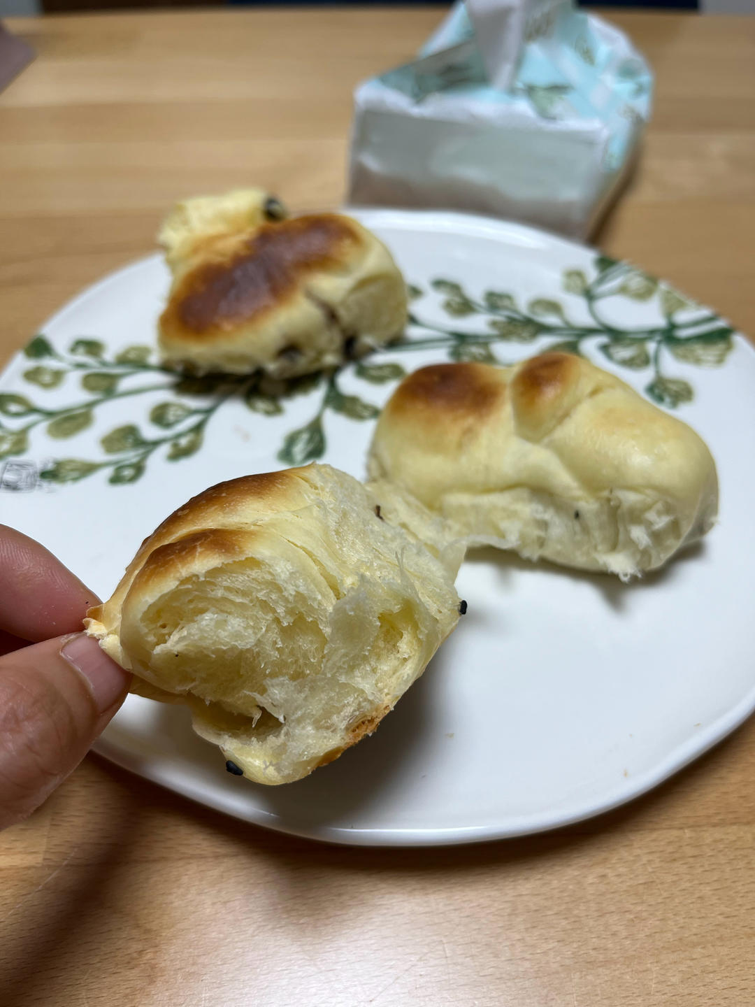蜂蜜脆底小面包 巨好吃  烤箱版 【手揉 少糖少油 减脂健康面包】