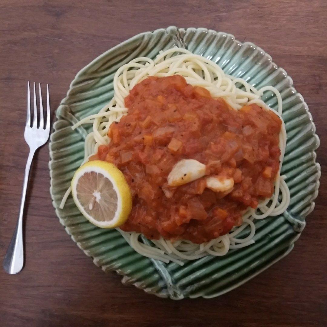 （完胜必胜客的）番茄肉酱意大利面～