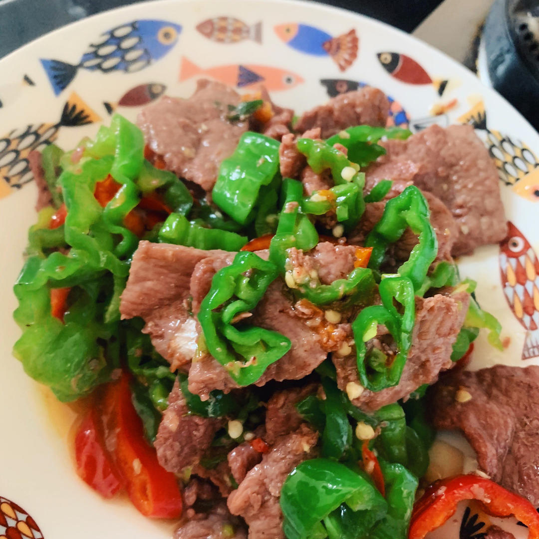 杭椒牛柳黑椒牛柳 终于找到炒出嫩牛肉的办法了 肉片肉丝都适用