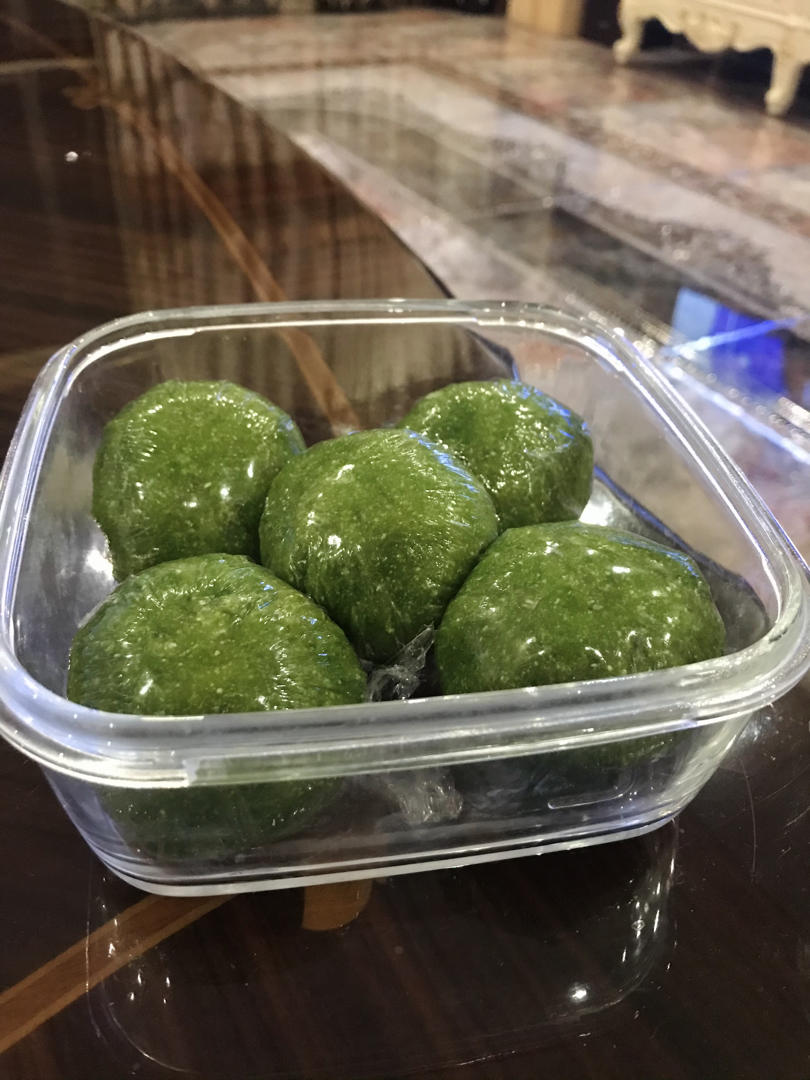 低碳下午茶！（生酮keto）低碳者都吃点啥-低碳生酮肉松咸蛋黄青团！百搭万能的生酮青团皮比例！简单粗暴！懒人快手！