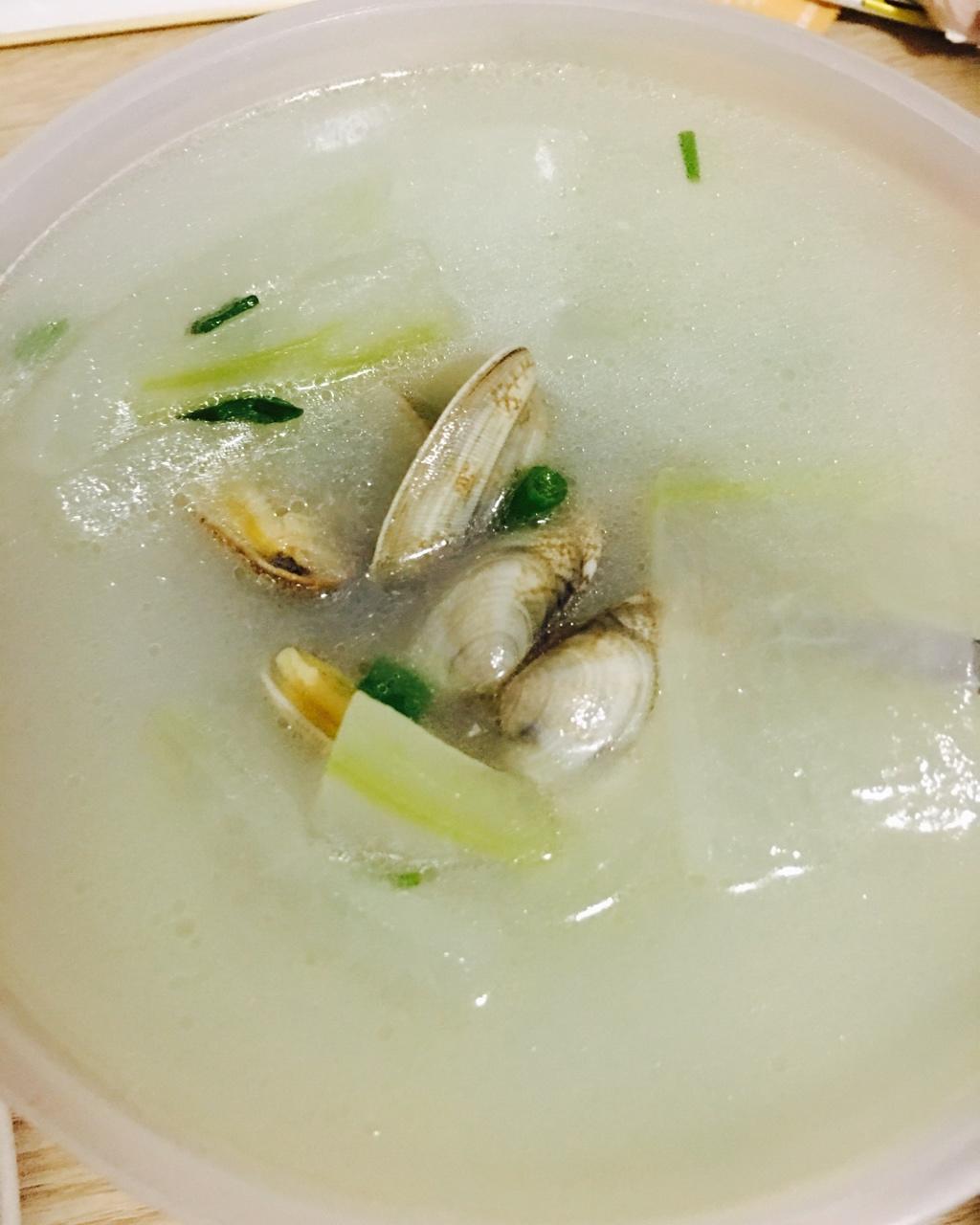 冬瓜花蛤汤