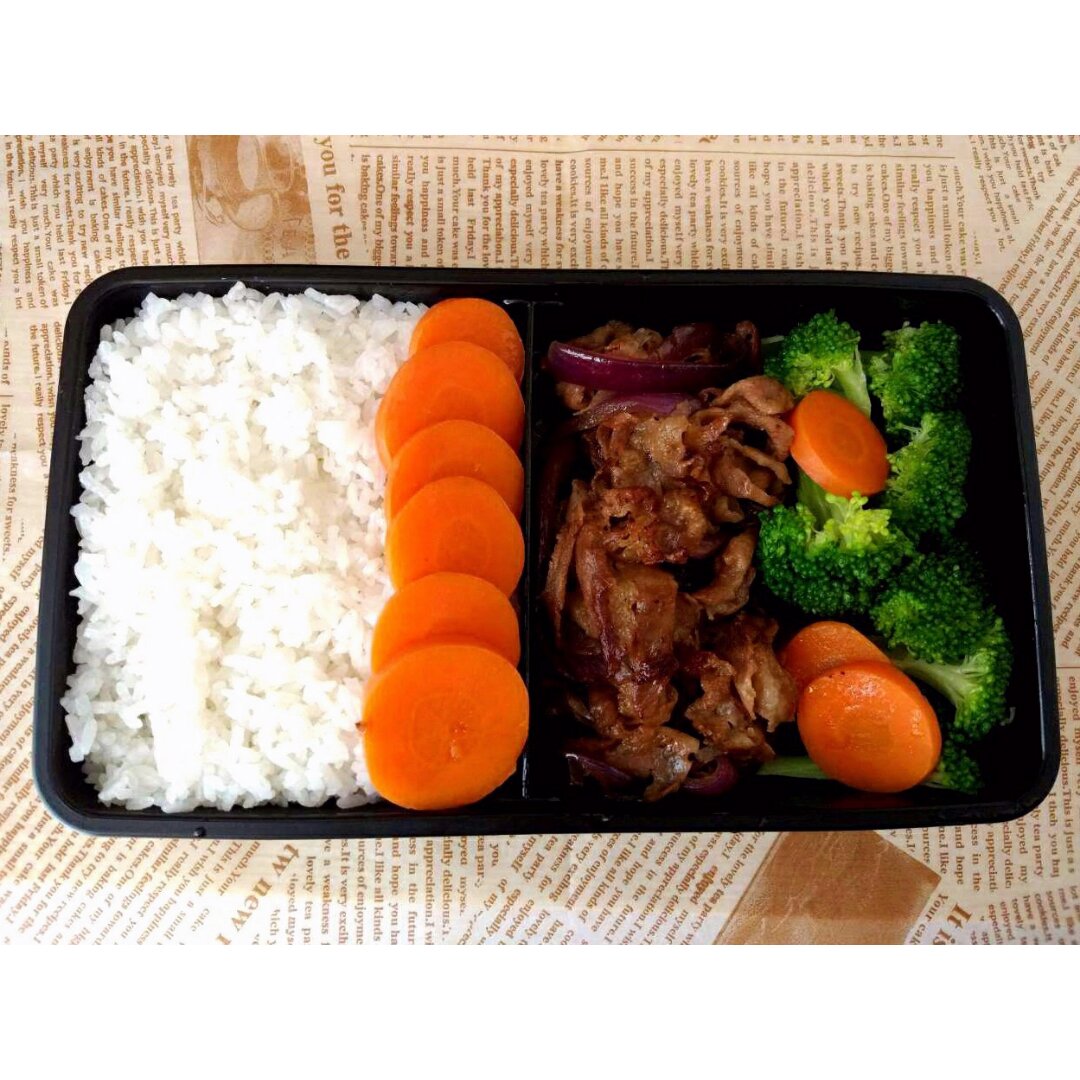 上班族的午餐素食便当