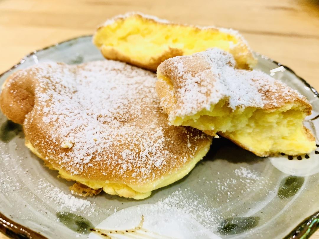 不用烤箱 15分钟无油低糖的舒芙蕾蛋糕松饼 🥞 蓬松绵软