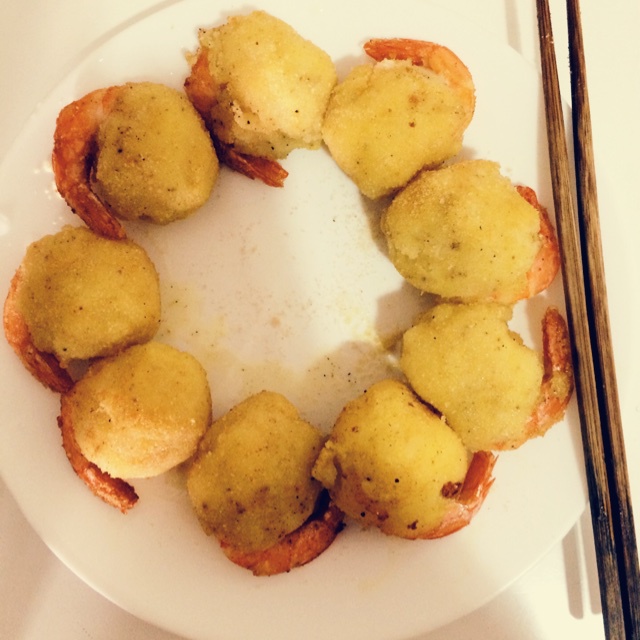 土豆虾球