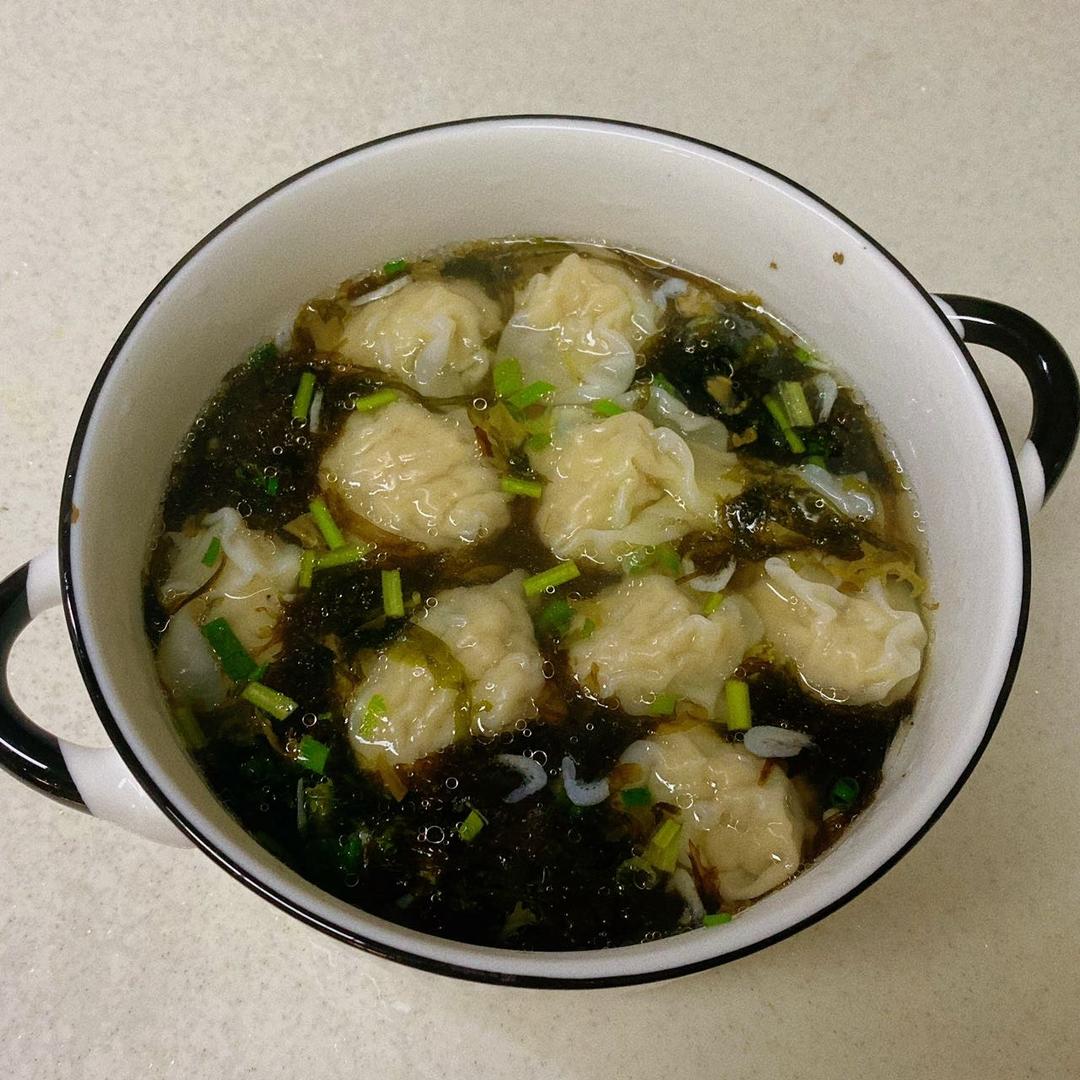 肉不柴的馄饨馅