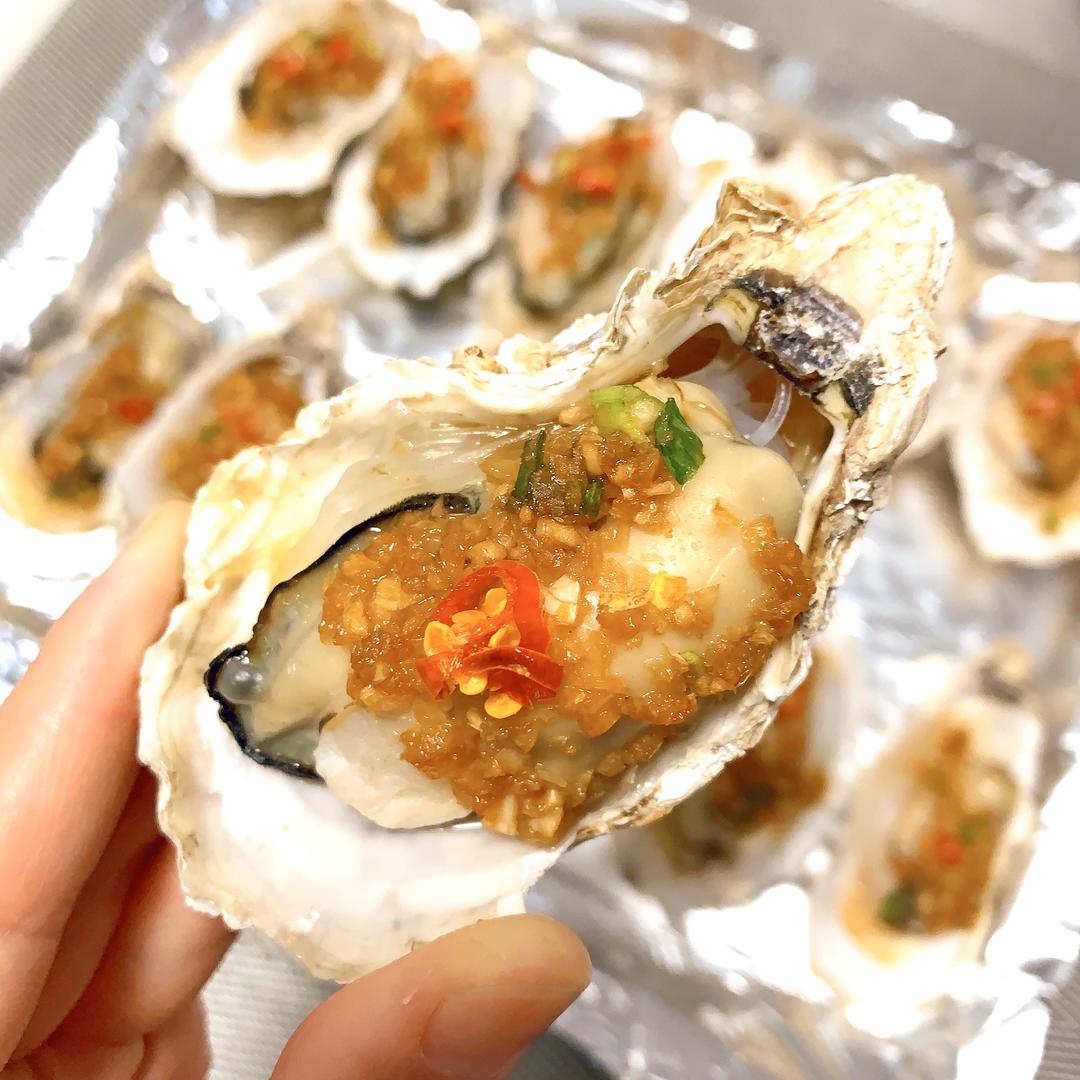 蒜蓉粉丝烤生蚝（烤箱版）