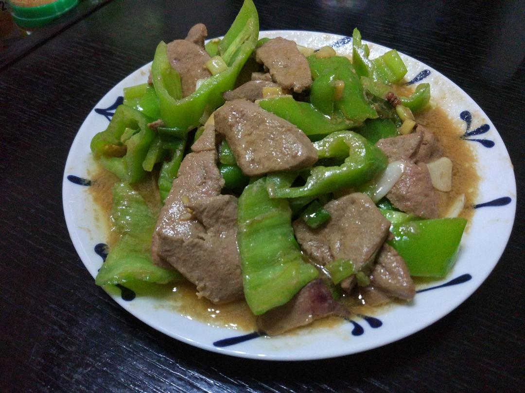 青椒炒猪肝