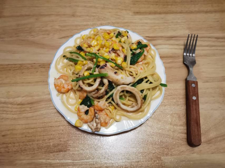 【一人食】冬季限定 奶香浓郁的口蘑 海鲜意面