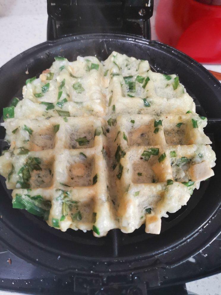 好吃的米饭华夫饼