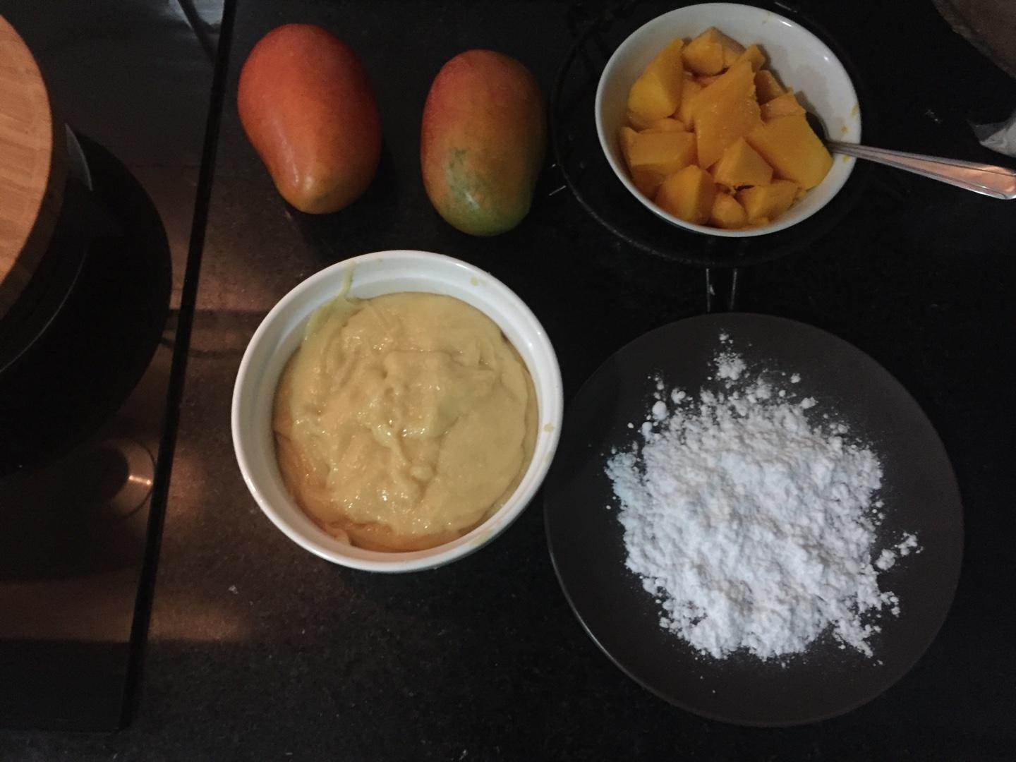 芒果糯米糍（面包机版）的做法 步骤5