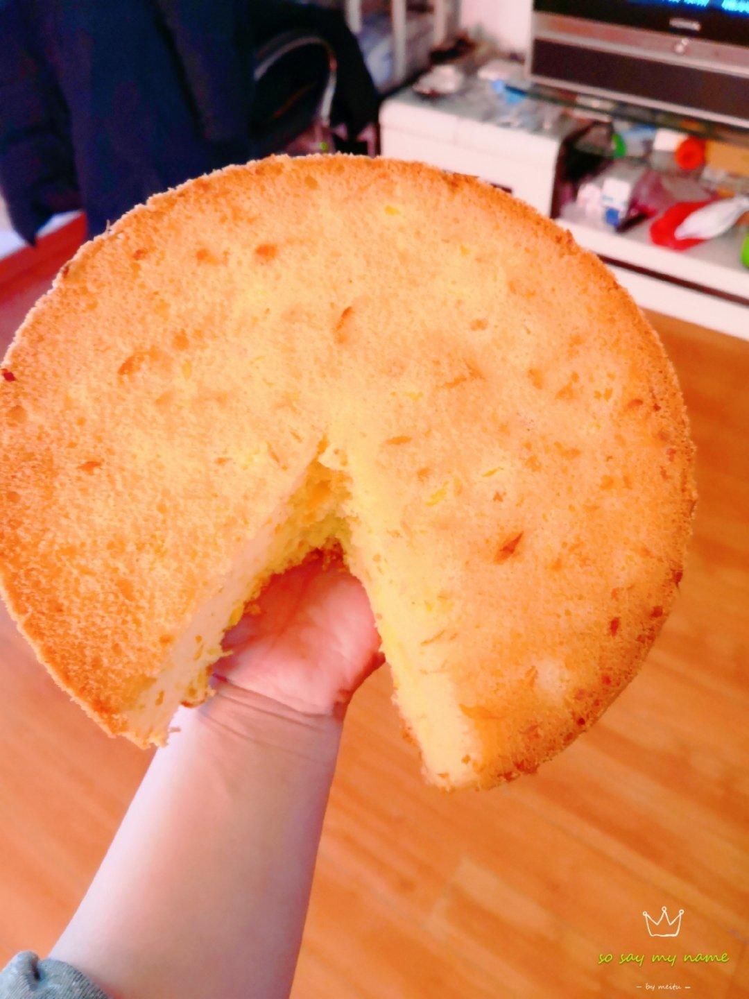 吃一口就沦陷的香橙戚风蛋糕