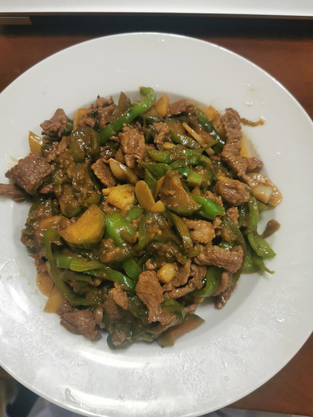 羊肉炒茄子