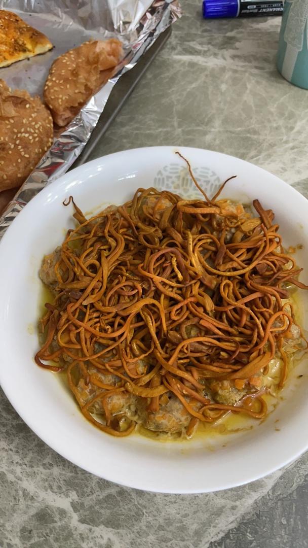 大小孩都喜欢的新鲜虫草花蒸肉饼