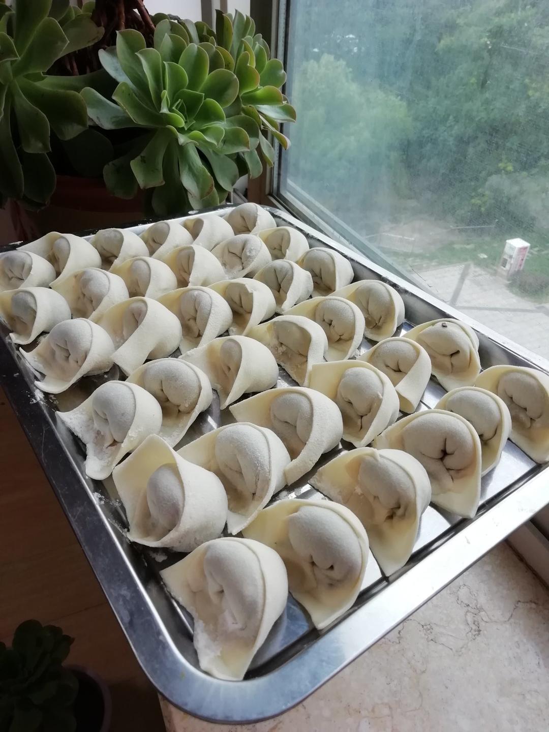 辰辰妈妈8665做的元宝馄饨