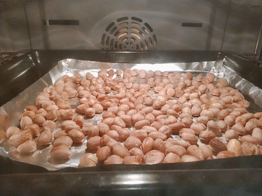 烤箱版盐焗花生