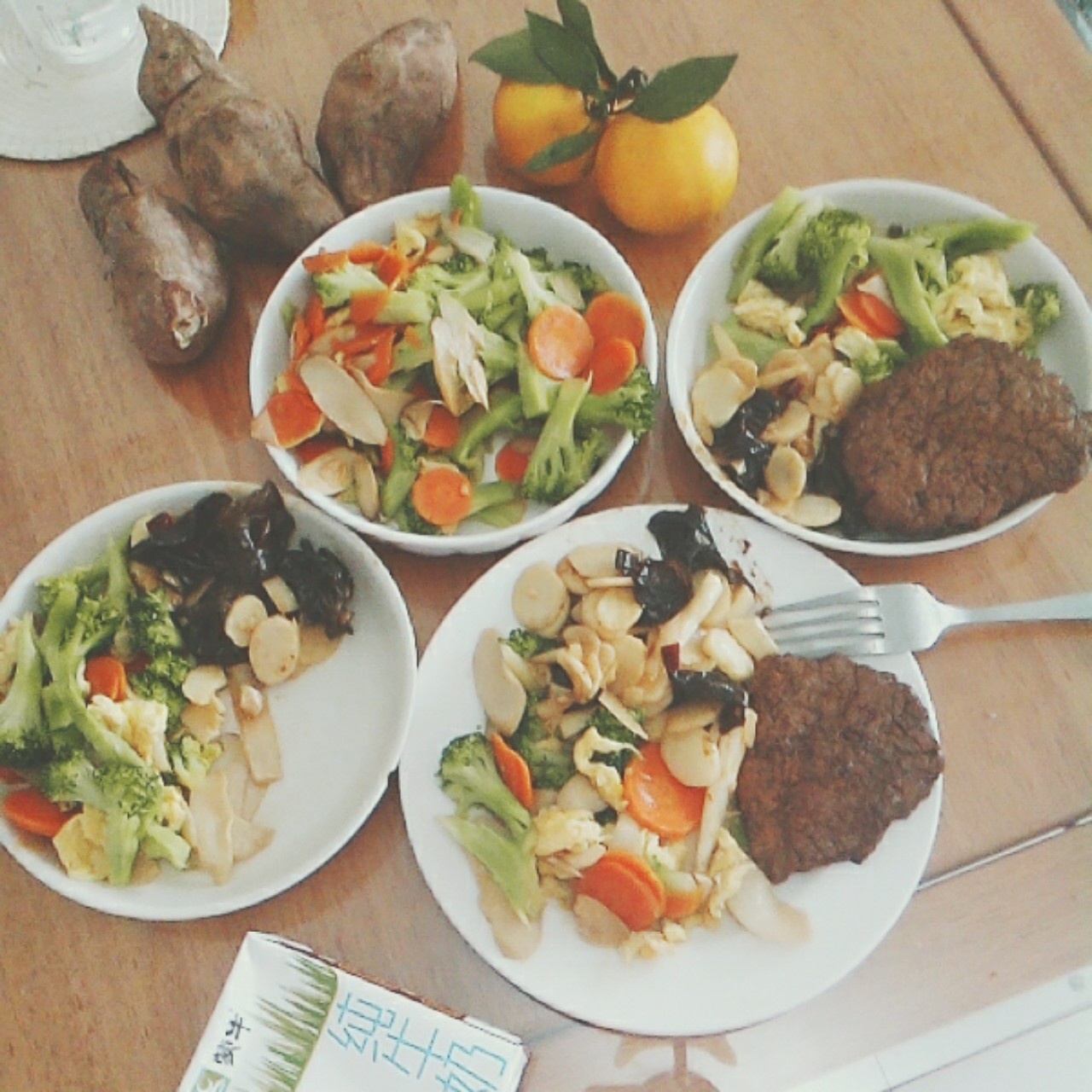 Healthy diet.