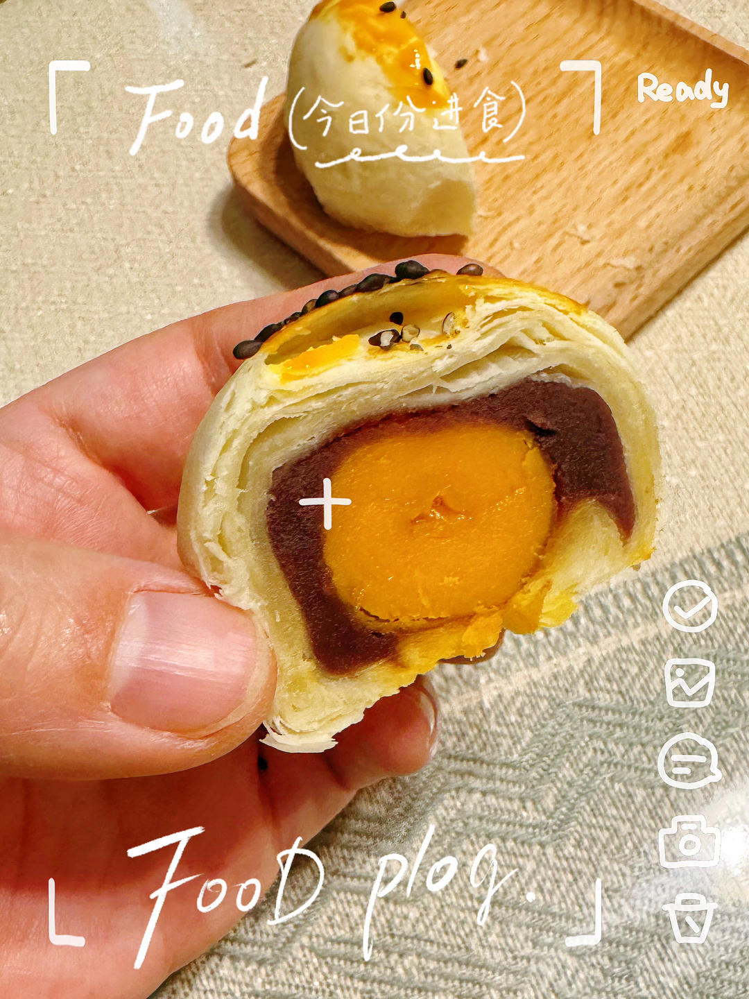 超简单 免揉 酥掉渣的蛋黄酥(超详细附全程视频)不破酥『万能酥皮』