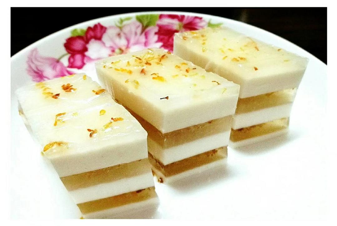 【椰汁桂花糕】