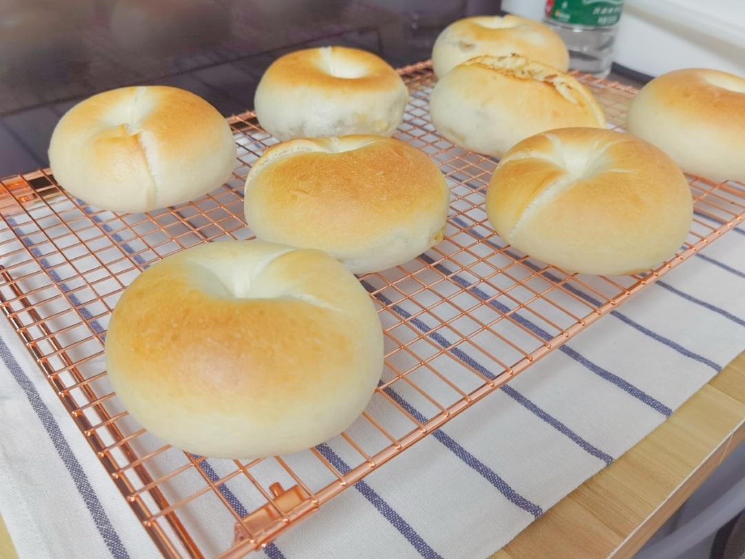 胡萝卜玉米金枪鱼芝士贝果🥯咸口多肉馅料