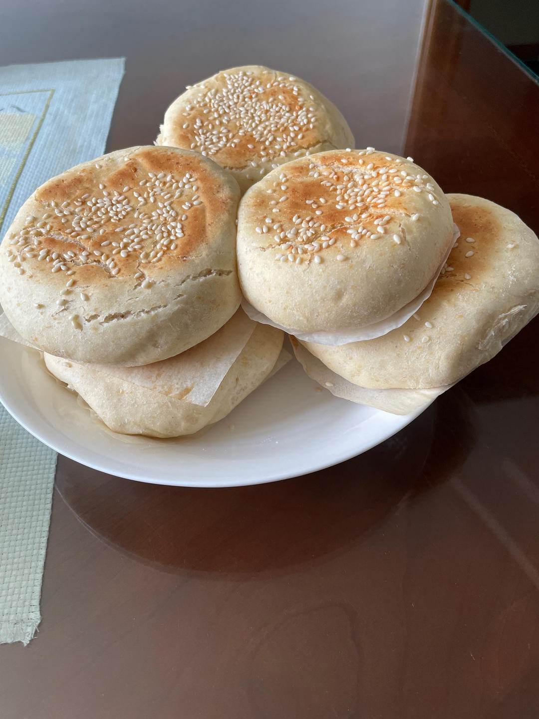 芝麻酒酿饼