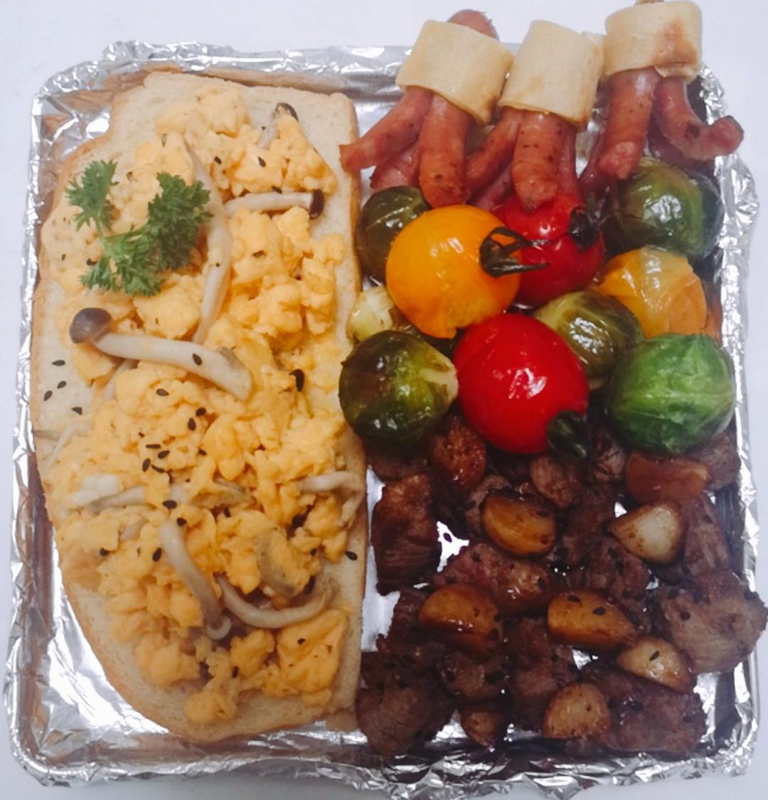 黑蒜子牛肉粒