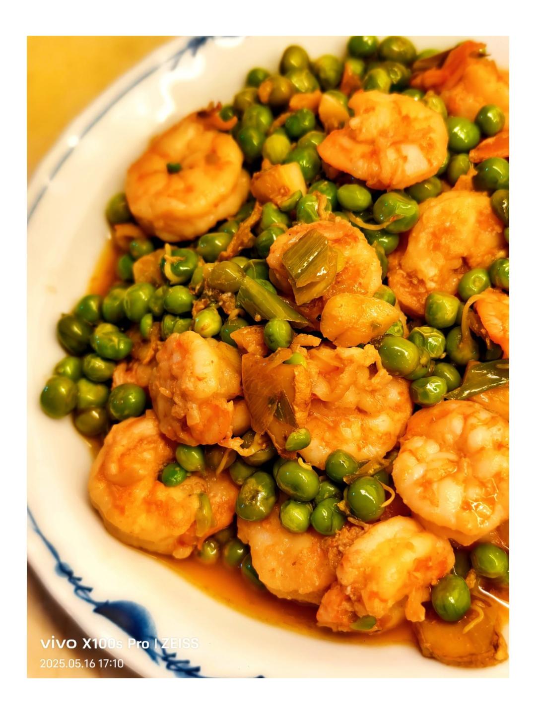 甜豌豆虾仁（中餐厅2五阿哥那个）