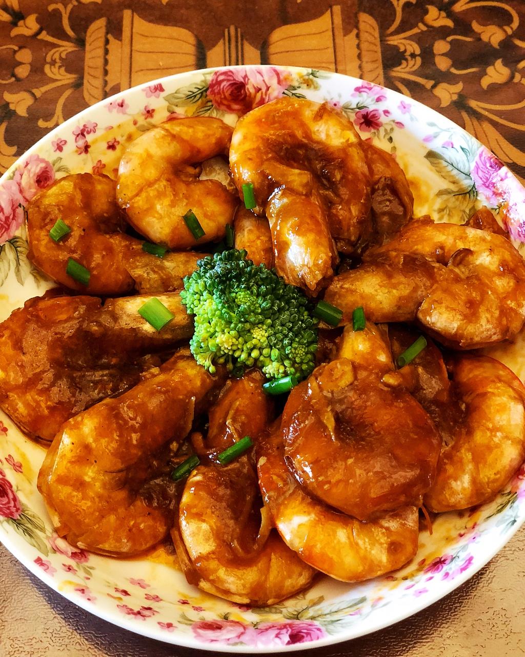 黄晓明茄汁大虾－中餐厅