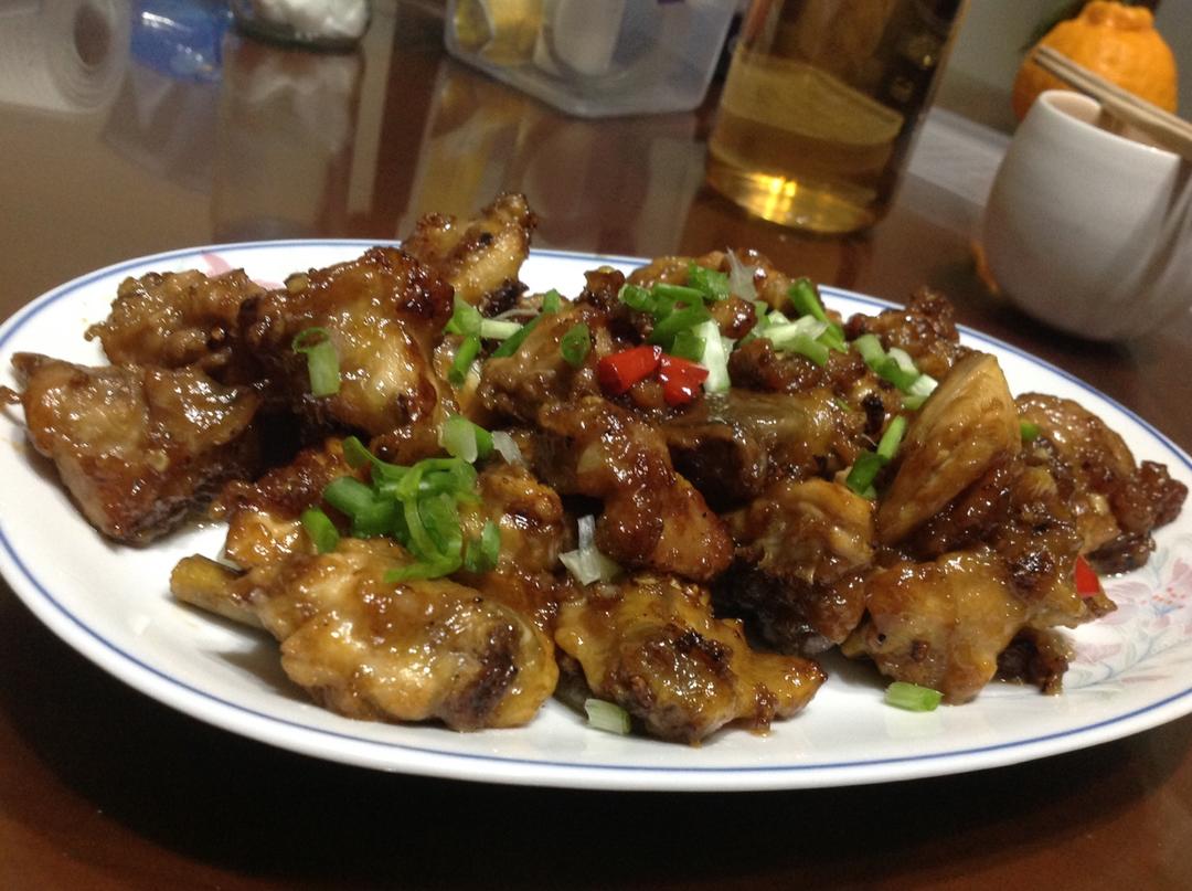 蒜味辣鸡块