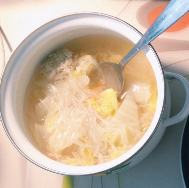白菜粉丝汤