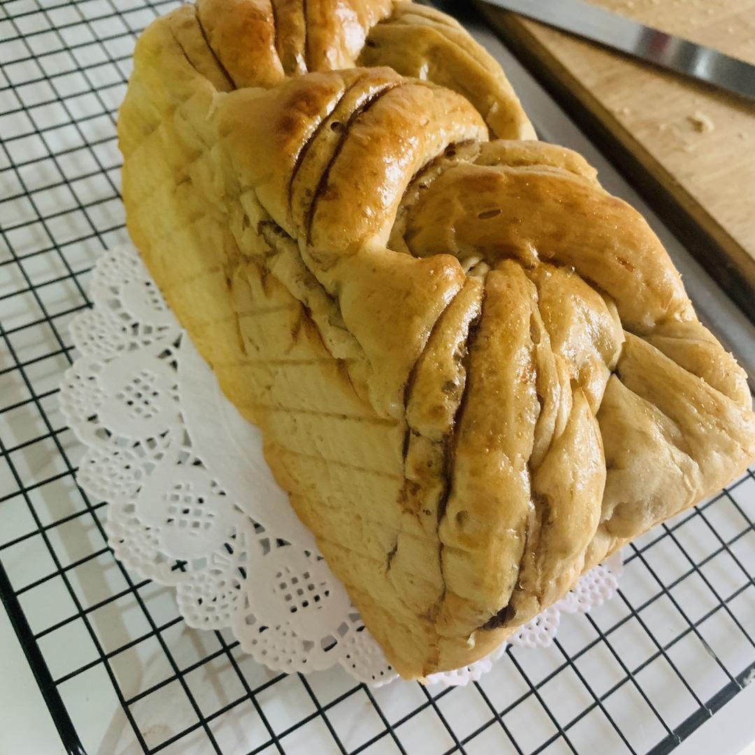 双重拉丝的红糖麻薯吐司