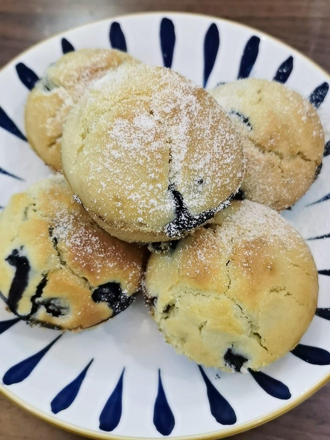 【爆浆蓝莓玛芬蛋糕】Blueberry Muffin