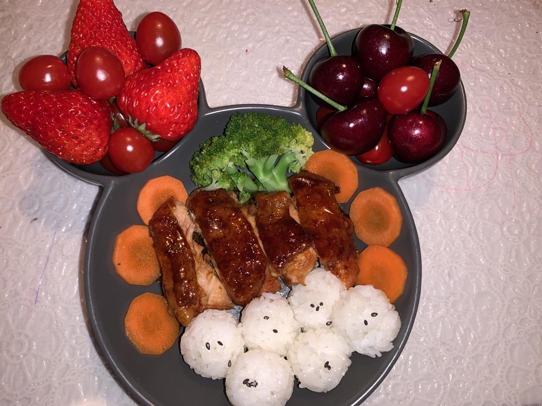 照烧鸡腿饭