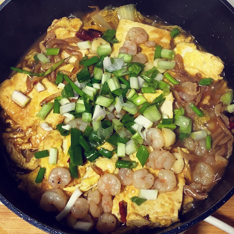 超级下饭的娃娃菜炖豆腐