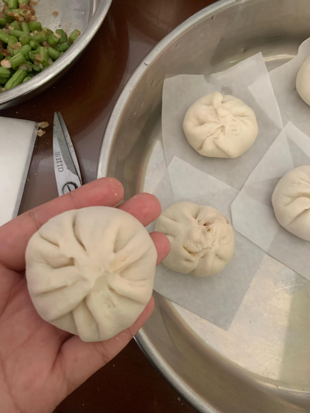 蒸包子酵母发面包子（零失败）