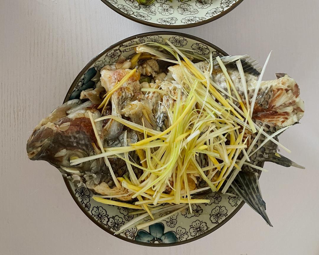 清蒸福寿鱼的做法