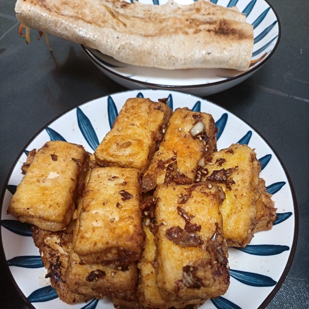 🔥脆皮孜然豆腐❗新手秒会的下饭好菜😋