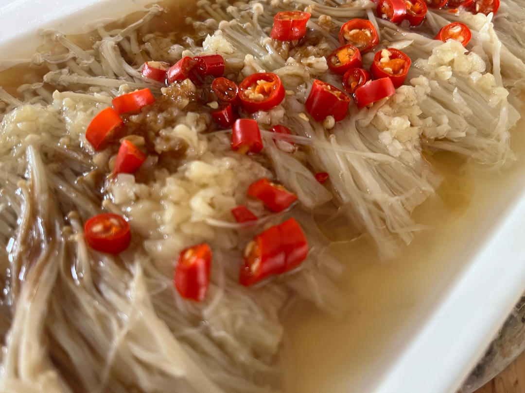 油泼金针菇