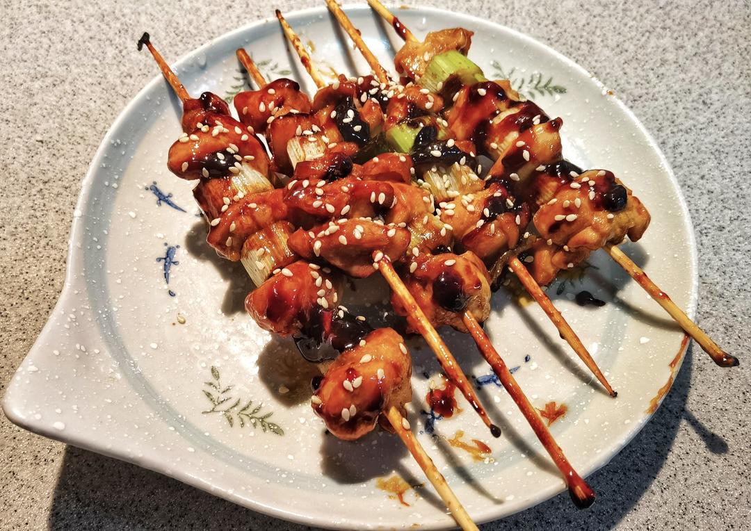 日剧里居酒屋必点菜，在家里做超级简单~和风鸡肉串
