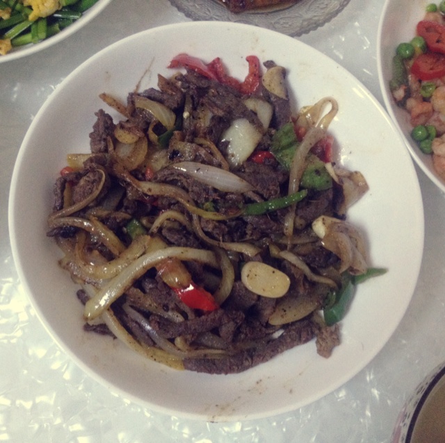 黑椒牛柳