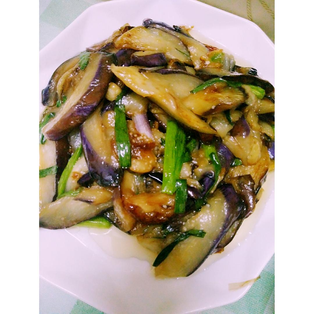 清炒茄子（少油版+视频）